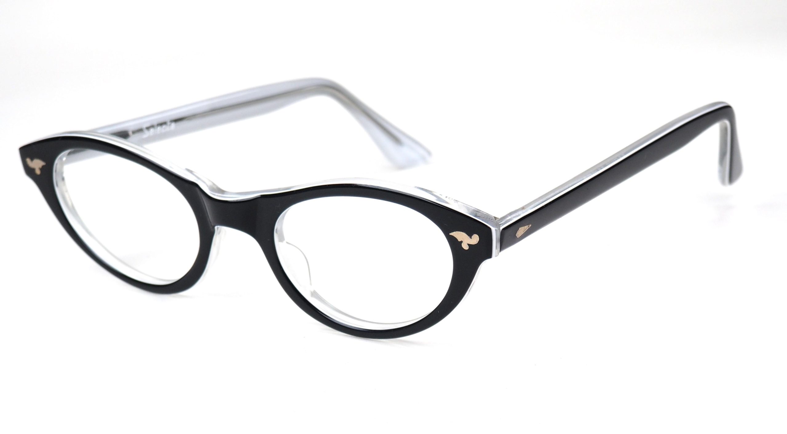 50er Jahre Brille als Schmetterlingsbrille oder Cateyebrille – Bild 2