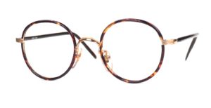 14 Karat Golddoublé, Pantobrille mit Windsorrändern, aus den 70er Jahren