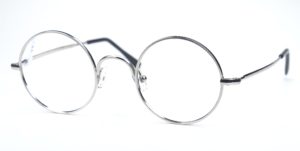 John Lennon Brille rund, silber K140042