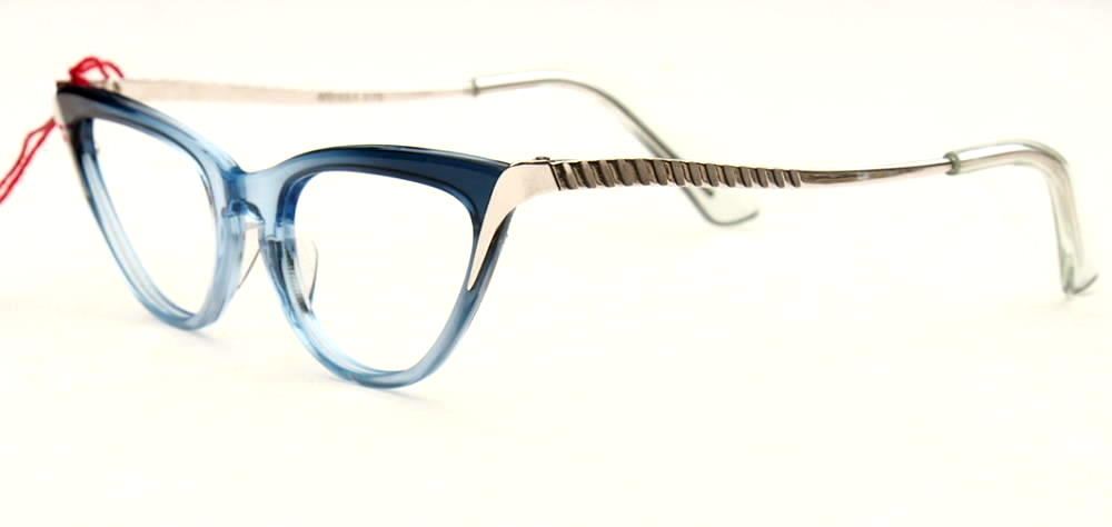 50er Vintagebrille, Cateye Brille, Schmetterlingsbrille 12674