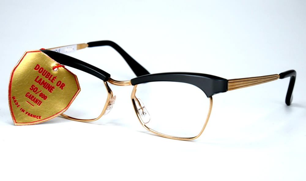 Schmetterlingsbrille, Cateyebrill, Rockabillybrille 50er Jahre True Vintage