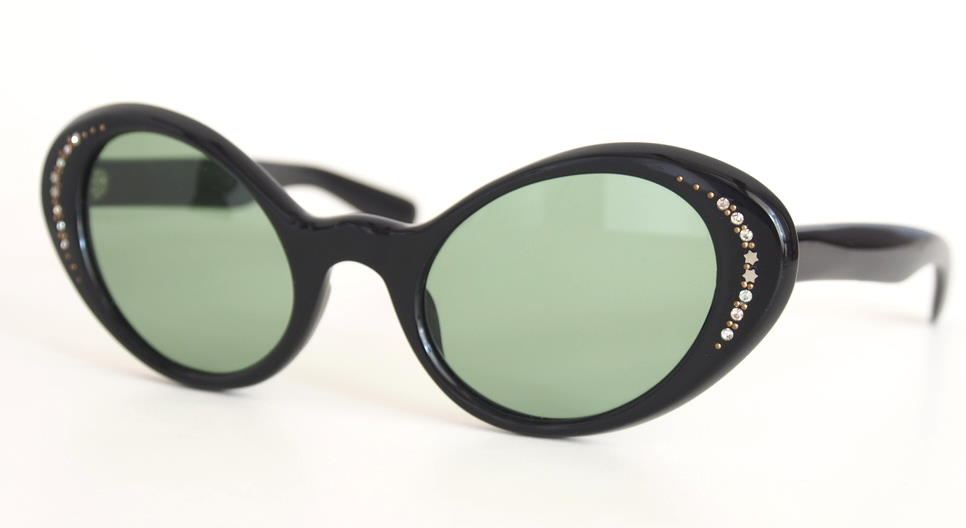 Vintage Sonnenbrille / Cateye Sonnenbrille aus den 60ern, Modell: Cateye mit Strass1443