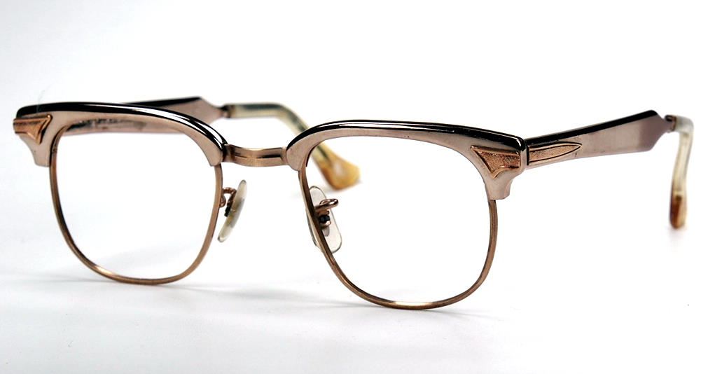 Vintagebrille aus den 60er Jahren von Hudson USA aus Aluminium 