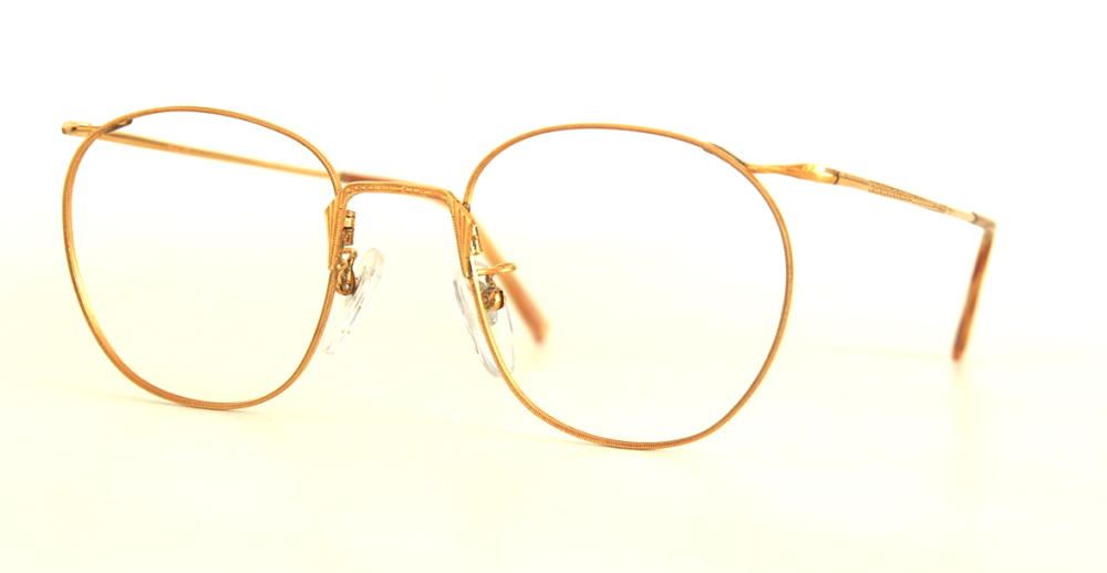 Antike Brille vergoldet aus den 40er Jahren 