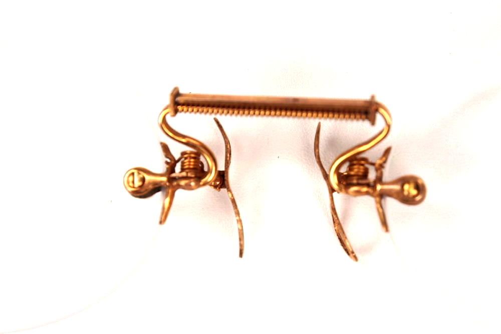 Kneifer, Brillenkneifer, Zwicker, Pincenez Golddouble aus dem Brillenmuseum Wilke in Hamburg 327718