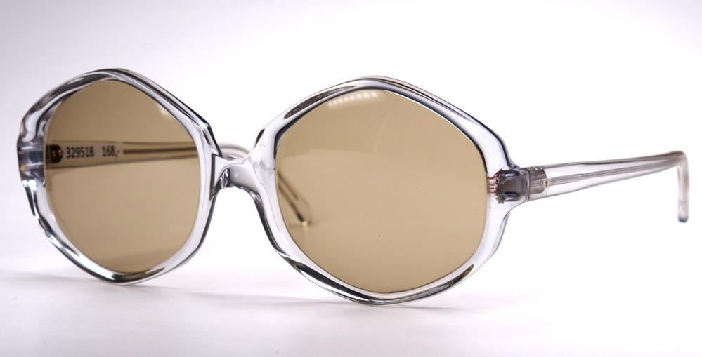 VintageSonnebrille große tranzparente Brille der 70er Jahre 329518