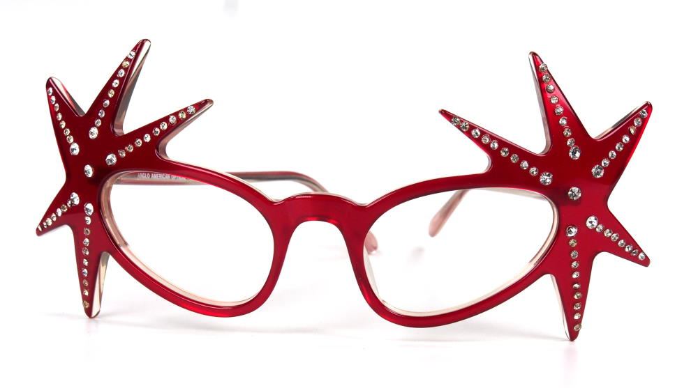 Anglo American Eyewear, Brille Mod. Stars mit Straß  Brillenmuseum Wilke Hamburg