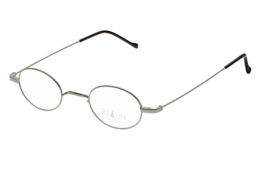 Braun Classics Eyewear, Modell 1004 F25 Grau/Gun aus Titan