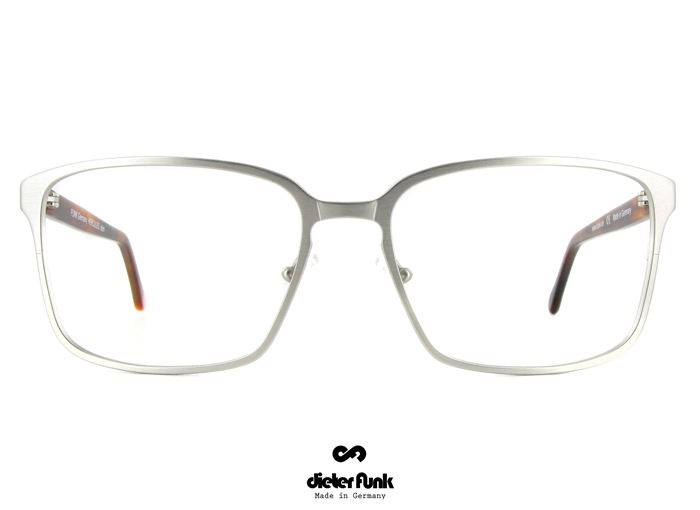 Funk Brille, Dieter Funk Hercules silber (sidm)