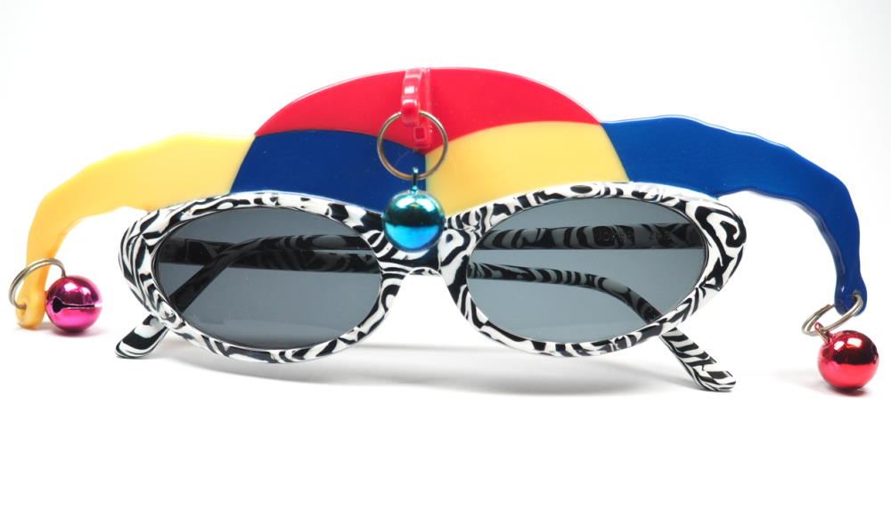 Anglo American Joker, Kasper Vintage Brille Sondermodell aus dem Jahr 1980,  verrückte Brillen, außergewöhnliche Brille, coole Vintagebrille,