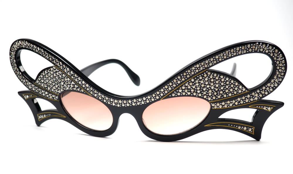 Schlangen-Brille für Film und Theater, verrückte Brillen, außergewöhnliche Brille, coole Vintagebrille,