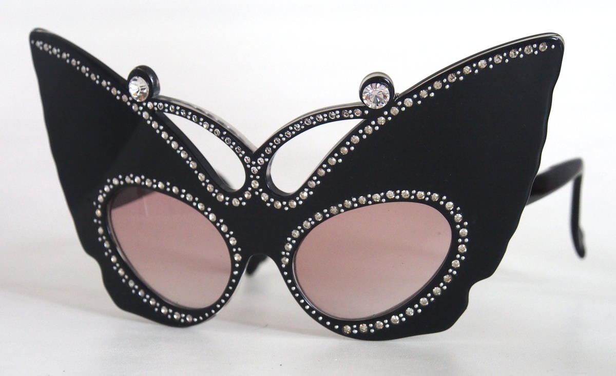 Brillenmaske mit Straß besezt, für besondere Events , Straß Brille 21681