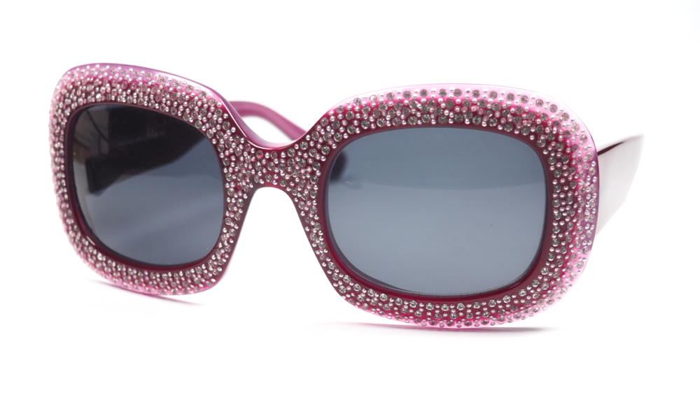 Strassbrille der 80er Jahre, Vintage, Damenbrille mit Strass besezt