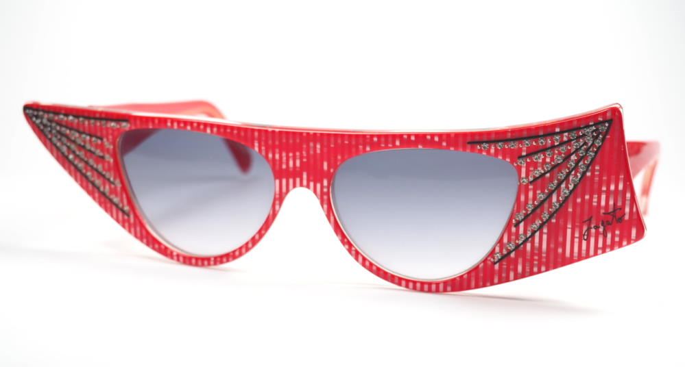 Jagato Brille 362  für Maske und Kostüm , Requisiten, Brillenrequisiten,  verrückte Brillen, außergewöhnliche Brille, coole Vintagebrille