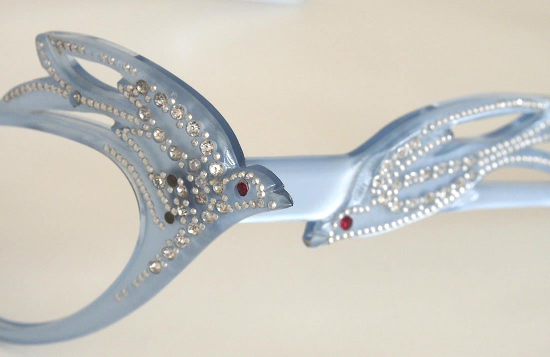 Cateye-Brille für Film und Theater verrückte Brillen, außergewöhnliche Brille, coole Vintagebrille,