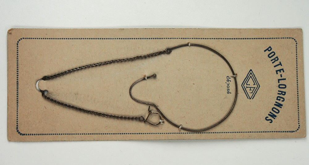 Pincenezkettchen, Brillenkneiferkettchen original aus der Zeit um 1900