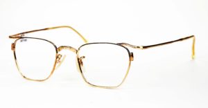 Antike Golddoublé Brille aus den 40er Jahren