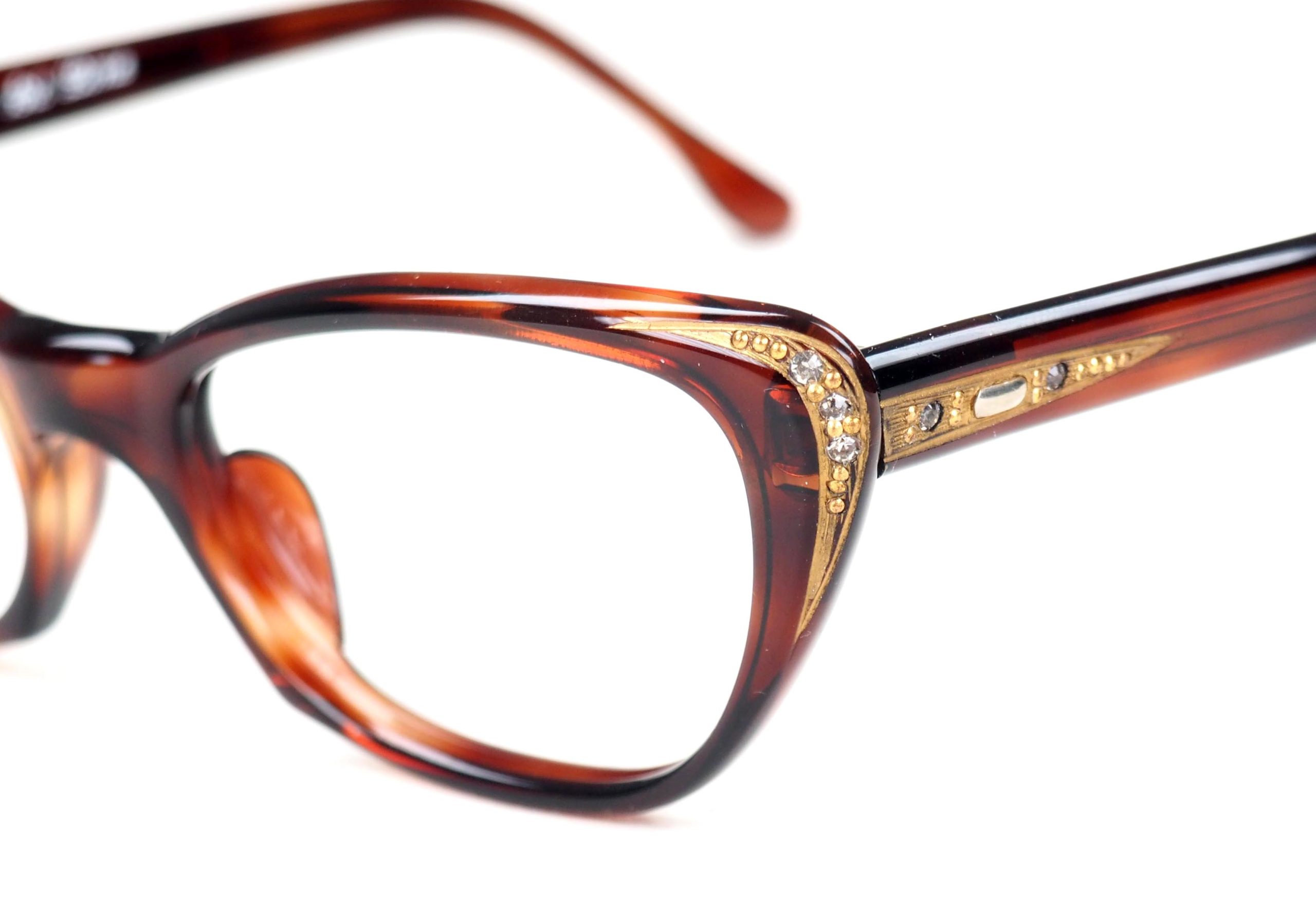50er Jahre Brille als Schmetterlings- oder Cateyebrille – Bild 3