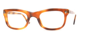 Rockabilly Brille der 50er Jahre, hellbraungefleckt