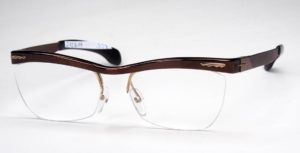 Echte 50er/ 60er Jahre Nylor Brille von ESSEL Frankreich, original, unten randlos