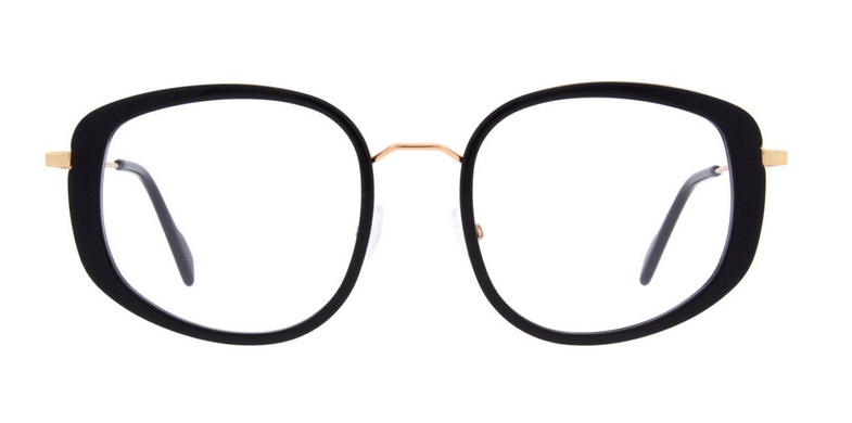 Andy Wolf eyewear Frame 4802 Col. 01 black-roségold