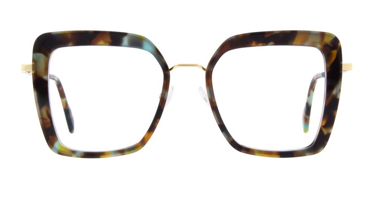Andy Wolf eyewear Frame 4819 col. 06 teal gold