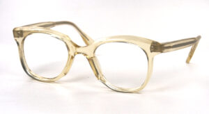Echte transparente Vintagebrille aus den 1930er Jahren, noch fabrikneu