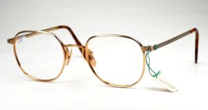 Seltene Vintagebrille der 30er/40er Jahre, 12 Karat Golddoublé