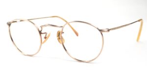 Antikbrille, Golddoublé aus den 30er Jahren