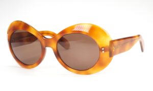 Audrey Hepburn Sonnenbrille fabrikneu in hellhavanna