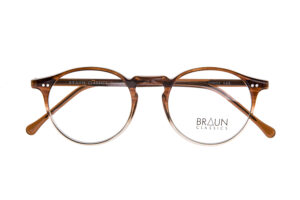 Braun Classics Eyewear, Modell 7022 F11 Braun-Verlauf-Grau