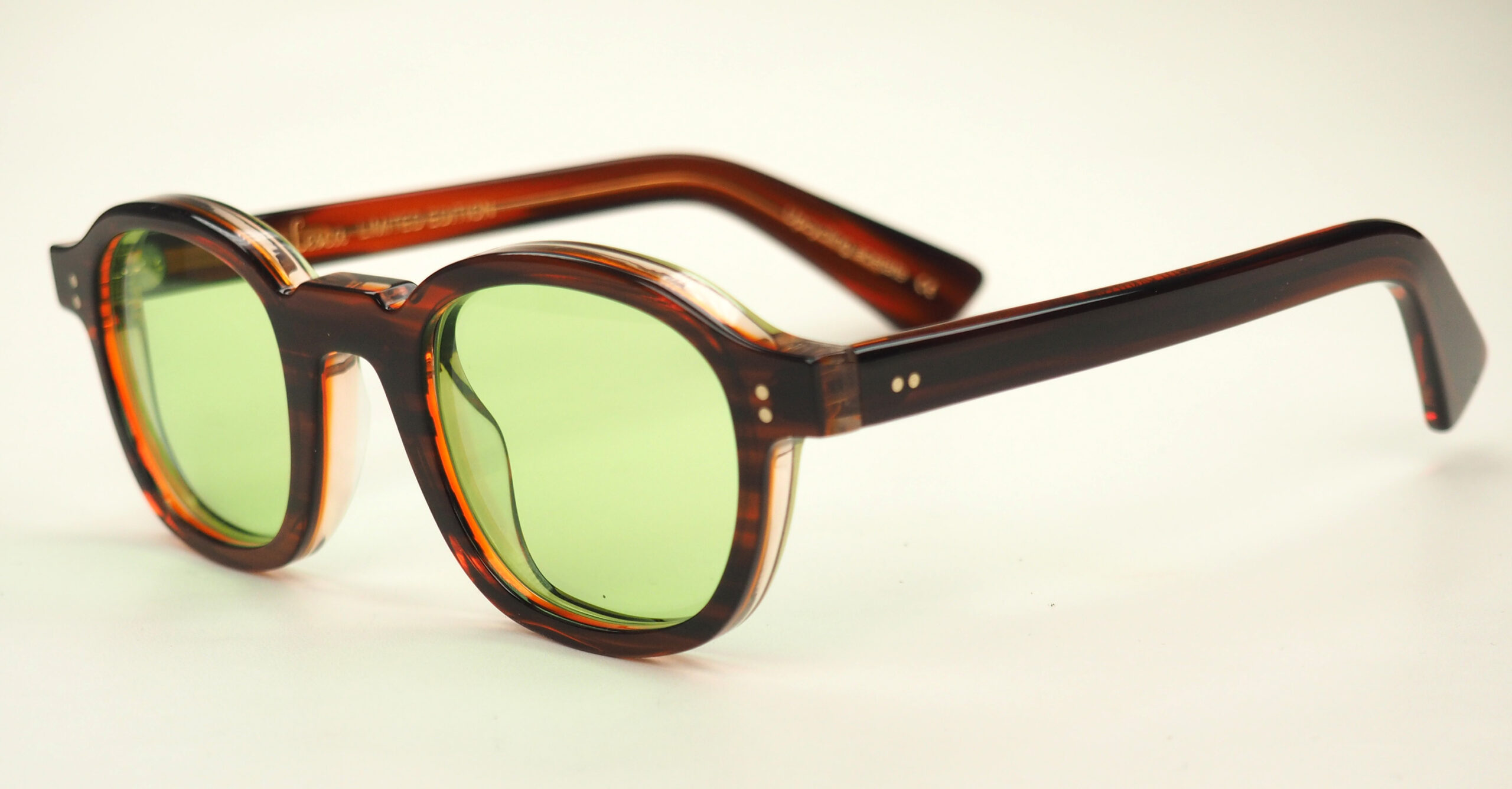 Lesca Limited Edition Modell Brut Panto col. 7 ,upcycling acetate in 8mm – Bild 2