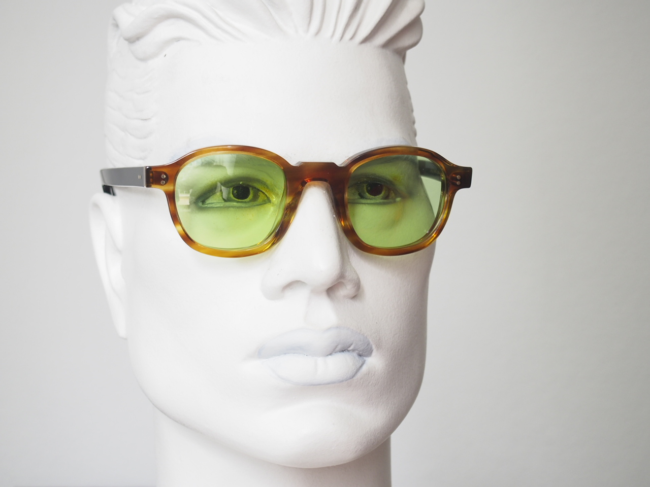 Lesca Limited Edition Modell Brut Panto col. 6, upcycling acetate in 8mm – Bild 3