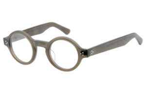 Lesca Lunettes Burt grau matt, runde Brille