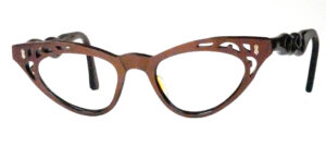 50er Jahre Brille, Schmetterlingsbrille oder Cateyebrille
