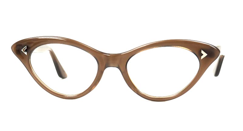 50er Jahre Brille als Schmetterlings- oder Cateyebrille