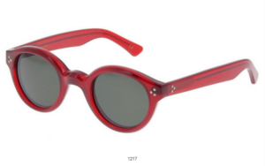 Lesca Lunettes Corbs, eyewear, große rote Brille
