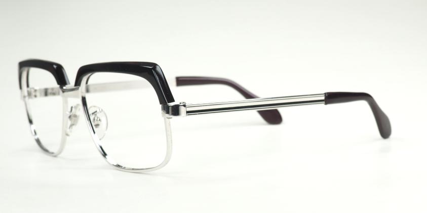 Dalai Lama Brille, Browline von Selecta New York, silberfarben – Bild 2