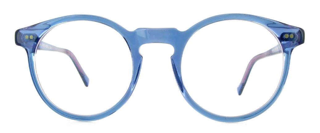Funk Brille, Dieter Funk Giselher 2 - blue pink