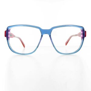 Funk Brille, Dieter Funk Olympia - blue pink