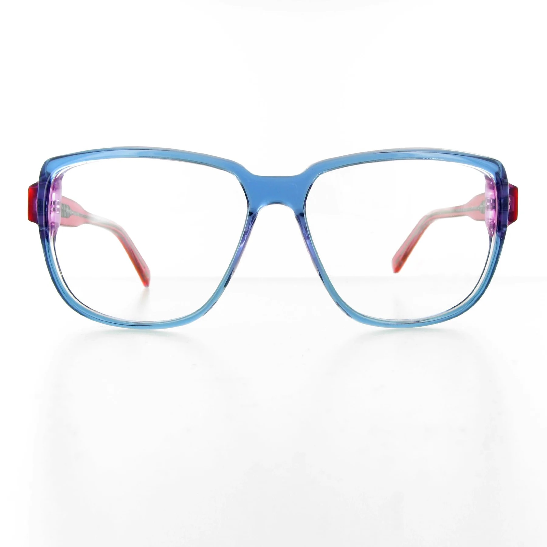 Funk Brille, Dieter Funk Olympia - blue pink