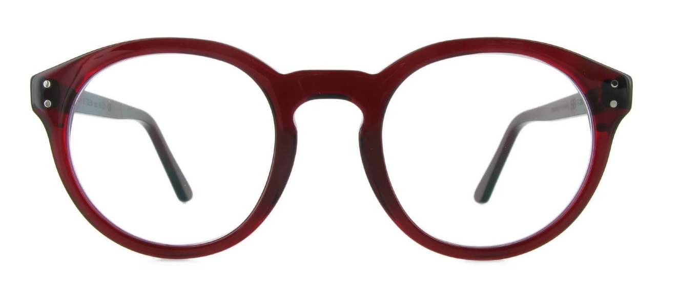 Funk Brille, Dieter Funk Wiltrud von Bergen - crystal red