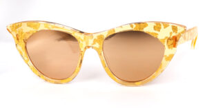 Besondere Vintage Cateye Sonnenbrille aus den 70er Jahren