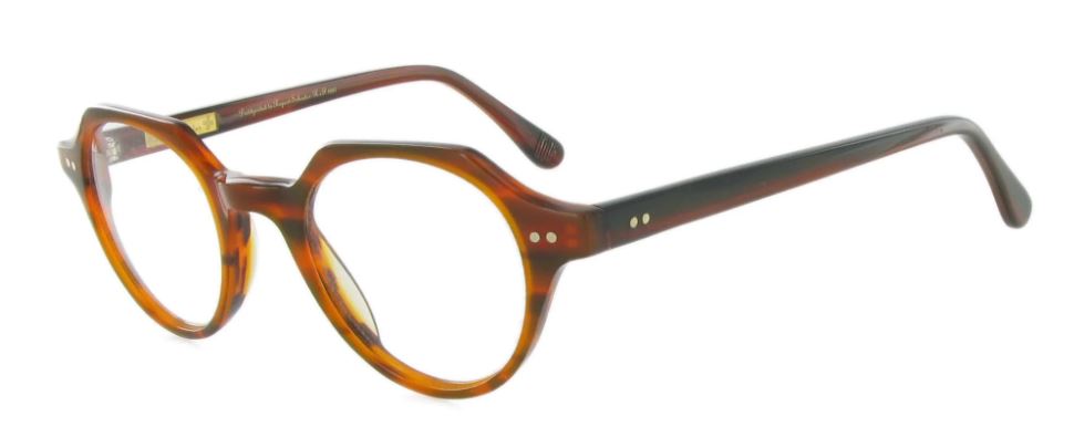 Funk Brille, Funk/Schuster Sepp Daddycated Eyewear - Braun gestreift – Bild 2
