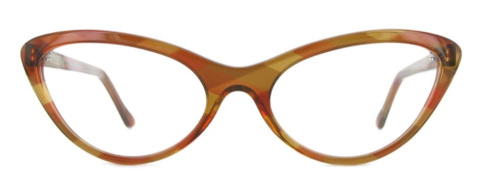 Funk Brille, Funk/Schuster Silvia - Daddycated Eyewear - Braune Rauten
