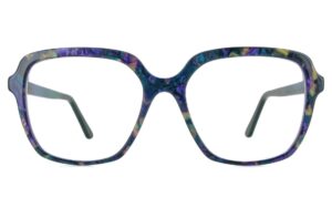 Funk Brille, Funk/Schuster Faith - Purple green yellow - vintage acetate