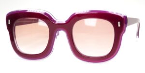 Sehr große, echte Vintagebrille der 80er Jahre