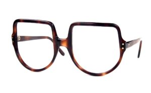 Sehr große Vintagebrille der 70er Jahre, aus Baumwollacetat