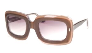 Große, echte Vintagebrille der 80er Jahre, aus Schichtacetat