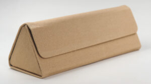 Brillenetui Hamburg Eyewear faltbar 16,5 x 6 x 6cm in hellbraun